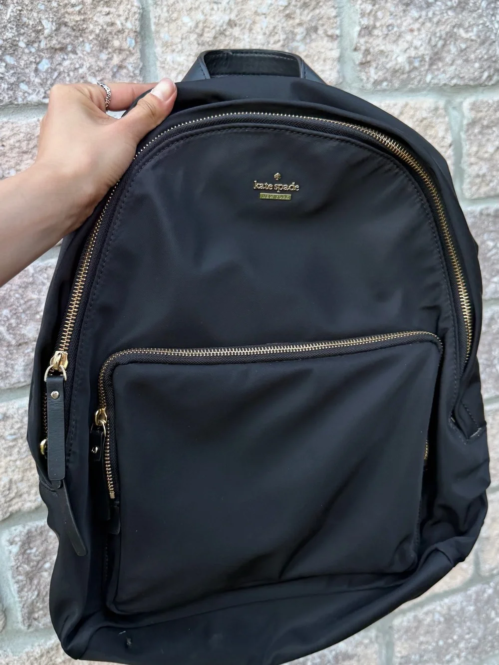 Kate Spade Black Backpack